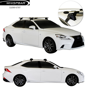 Lexus IS250 roof rack Yakima Whispbar